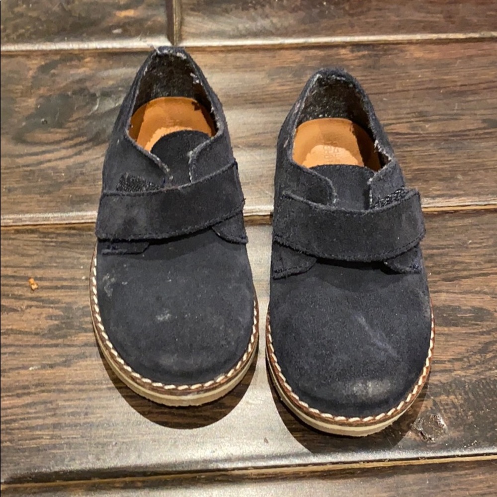 Boys suede dress shoes
